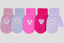 Варежки для девочки TM-862 ассорти 128 Полярик