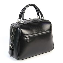 Женская кожаная сумка 1434-С Блек - Cidirro фото 3