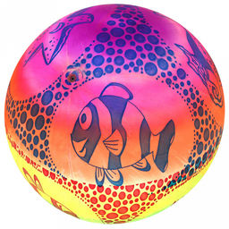 Мяч игровой Подводный мир д18см, радужный, ПВХ (Китай) - Домашняя мода фото 2