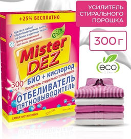 Mister Dez Eco-Cleaning БИО+Кислород Усилитель стир.порошка+отбелив.-пятновывод(300г).36