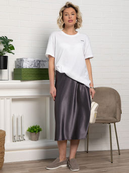 Юбка Коссаль (пыльно-графитовая) Ю15316-46М