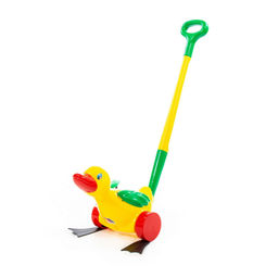 Каталка "Утенок" с ручкой арт. 7925