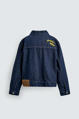 EMBROIDERED DENIM JACKET HARRY LAMBERT FOR ZARA X DISNEY  фото 2
