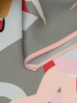 Платок жен. виск+шелк 45х120 LG34-418-19 - Labbra фото 2