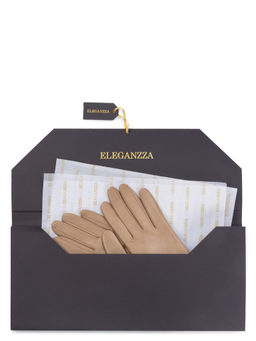 Перчатки женские ш+каш. F-IS5500 l.taupe - Eleganzza фото 7