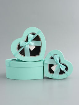 Набор подарочных коробок 3 в 1 сердца, 22?20?9; 18.5?17?7.5; 1 6?14?6 см