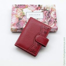 Женская кожаная визитница Sergio Valentini СВ 8086-010  фото 4