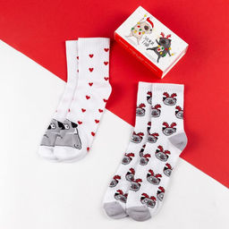 Носки женские новогодние KAFTAN «Зажигай» размер 36-40 (23-25 см), набор 2 пары