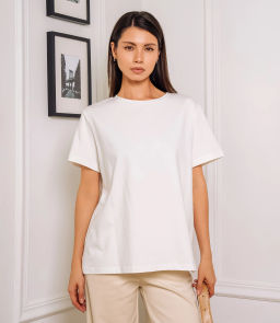 Футболка #1S600, экрю