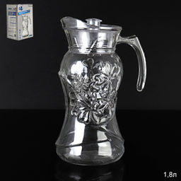 Кувшин 1800 мл с крышкой / J-136H6 /уп 12/ АКЦИЯ