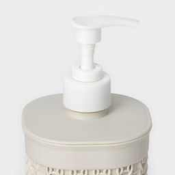 Дозатор для мыла «Вязание», 500 мл, белый ротанг