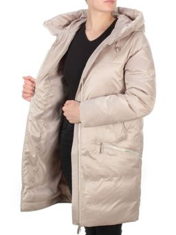 GWD21530P BEIGE Пальто зимнее женское PURELIFE (200 гр. холлофайбер) - Fashion фото 9