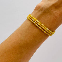 Бусины для украшений из желтого Опала