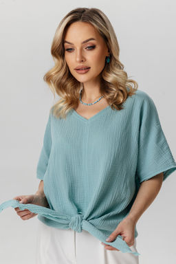 Блузка 4418/03/Мятный - Rise фото 3