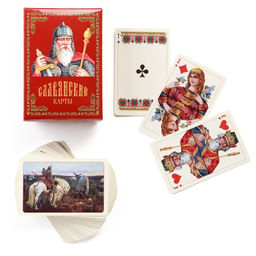 Карты игральные подарочные Славянские, премиум, 36 шт, карта 8.5 х 6.5 см, картон 270 гр - Simaland фото 3