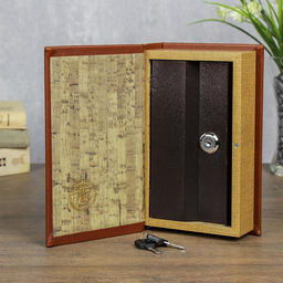 Шкатулка книга-сейф «Семейный бюджет», тиснение, искусственная кожа, 21×13×5 см