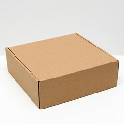 Цена за 5 шт Коробка самосборная, крафт, 28 х 27 х 9,5 см