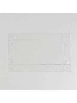 Цена за 5 шт. Коробка для печенья, кондитерская упаковка с пластиковой крышкой, 23 февраля, 10.5?21?3 см