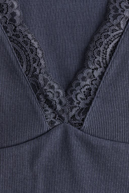 Top con ribete de encaje - H&m фото 4
