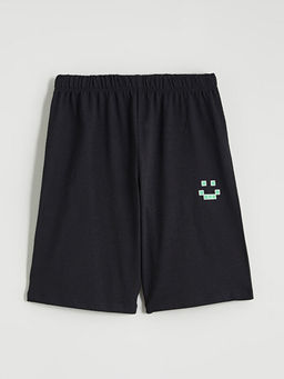 Beli Lastikli Erkek ?ocuk Pijama ?ort 2li