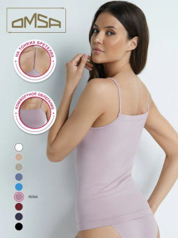 171DD(480) Майка женская ( на тонких бретелях)OMSA  фото 26