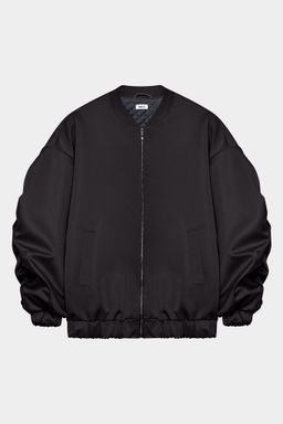 Бомбер утепленный из сатина - Mollis фото 6