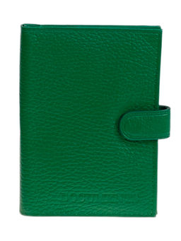 Обложка для паспорта и автодокументов из натуральной кожи, цвет зеленый