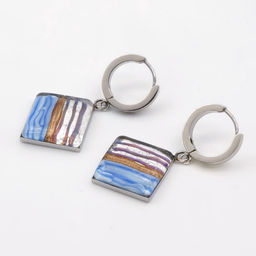 Серьги из муранского стекла RIVER LINE LS3334 - Vloes фото 3