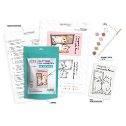 ФРЕЯ PNBM-040 Набор для раскрашивания по номерам (на магните) 10 х 15 см Час самолюбования  фото 4