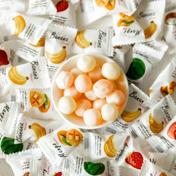 Молочные ириски с желейной начинкой ФРУКТОВЫЙ МИКС FRU TI MI, 320 гр