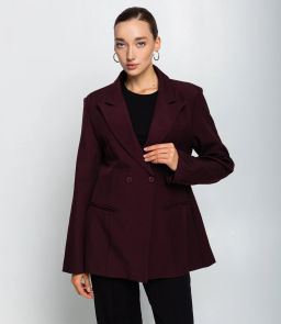 Жакет #КТ20723, сливовый