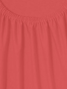 Простыня трикотажная на резинке - Коралл 160х200х20