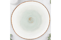 Блюдо сервировочное 30*30*2,7 см Кантри голубой