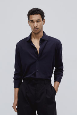 Camisa en algodon pima Slim Fit - H&m фото 3