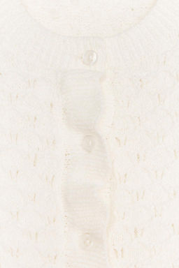 RUFFLED KNIT CARDIGAN - Zara фото 7