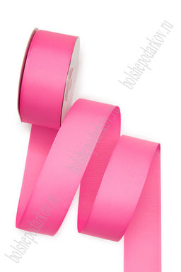 Лента репсовая 4 см*20 ярд "1 сорт" (SF-1349) розовый №05