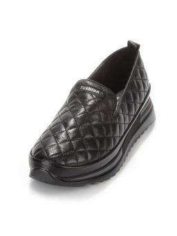 03-5015-1 BLACK Полуботинки женские (натуральная кожа)