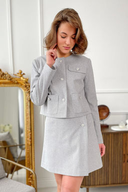 Юбка Rumoda 2186 серый  фото 3