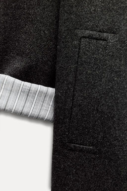 OVERSIZED DOUBLE-BREASTED COAT - Zara фото 7