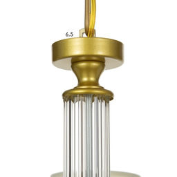 Люстра 1091/5GD 40Вт Е27 золото 60х60х38-78 см BayerLux