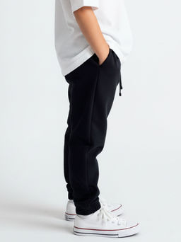 Спортивные штаны на резинке 22-0517 черный|зеленый - Mini maxi фото 16