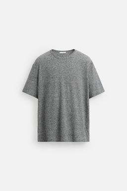 STRIPED COTTON - LINEN T-SHIRT - Zara фото 7