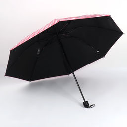 Зонт механический «Клетка», эпонж, 4 сложения, 8 спиц, R=48/55 см, d=96 см, МИКС