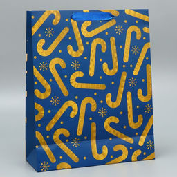 Цена за 2 шт. Пакет подарочный новогодний «Новогоднее настроение» 32 х 26 х 10 см