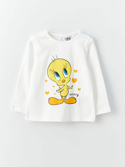 Tweety Bask?l? K?z Bebek 2li Pijama Tak?m? - Waikiki фото 2