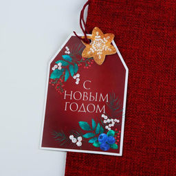 Цена за 5 шт. Мешочек подарочный «С Новым годом!», 20×30 см ± 1.5 см