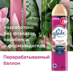 ГЛЕЙД освежитель-аэрозоль 300мл Японский сад