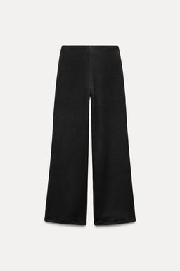 SOFT RIBBED TROUSERS - Zara фото 13