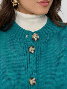 Кардиган женский 5252-1798. 4300999 аквамарин