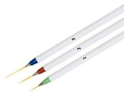 Набор кистей Длинный волосок 3 шт